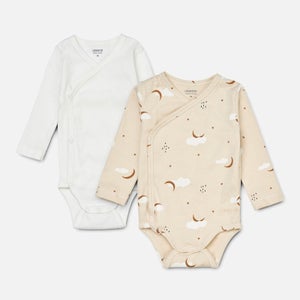 Liewood Baby Hali Two-Pack Cotton-Blend Babygrow