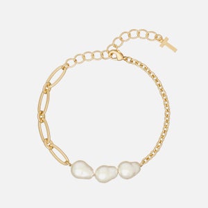 Ted Baker Peresha Gold-Tone and Faux Pearl Bracelet