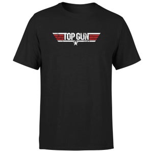 Camiseta unisex Classic Logo de Top Gun - Negro