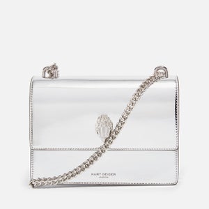 Kurt Geiger London Shoreditch Metallic Leather Shoulder Bag