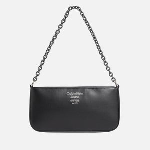 Calvin Klein Jeans Women's Sculpted Shoulder Pouch25 Spec Bag - Black