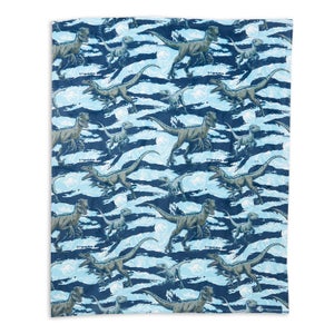 Jurassic World Blue Beta Fleece Blanket
