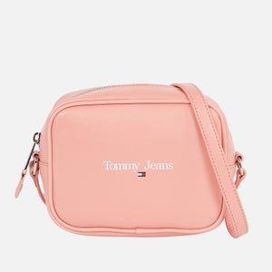Tommy Jeans Essential Logo-Print Faux Leather Bag