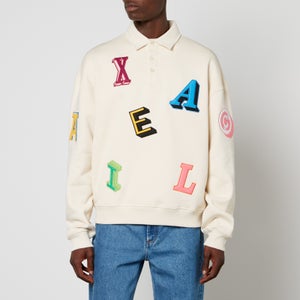 Axel Arigato Inferno Cotton-Jersey Polo Sweatshirt