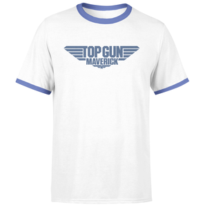 Top Gun Hard Deck Men's Ringer T-Shirt - White/Navy