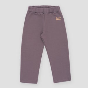 The New Society Kids' Contrast Logo Jogging Bottoms