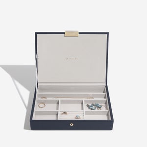 Stackers Classic Jewellery Box + Lid - Navy