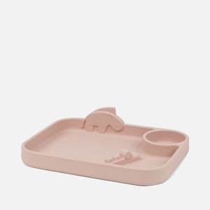 Done by Deer Peakaboo Compartment Plate - Powder