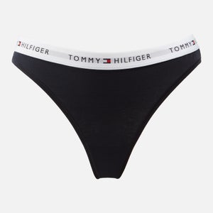Tommy Hilfiger Logo-Jacquard Cotton-Blend Jersey Thong