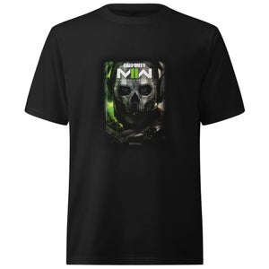 Camiseta extragrande de peso pesado Call Of Duty Skull - Negro