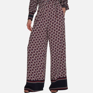 Tommy Hilfiger Monogram Wide Leg Trousers