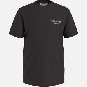 Calvin Klein Boys' V-Neck Logo Cotton-Jersey T-Shirt