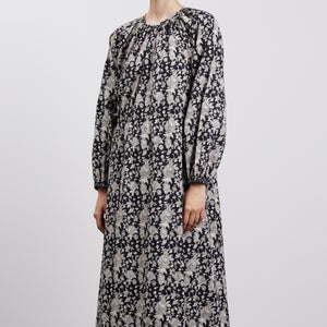 Skall Studio Olivia Floral-Print Organic Cotton Midi Dress