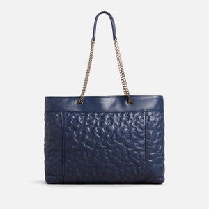 Ted Baker Ayliia Magnolia Quilted Leather Tote Bag