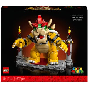 LEGO Super Mario Der mächtige Bowser, 3D-Modell-Bausatz zum Sammeln (71411)