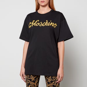 Moschino Logo-Print Cotton-Jersey T-Shirt