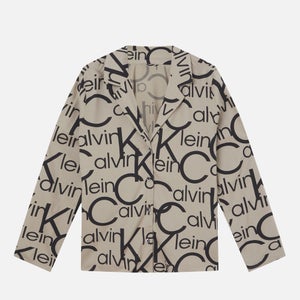 Calvin Klein Monogram Linen Pyjama Top
