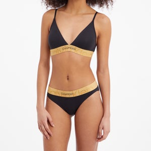 Calvin Klein Women Logo-Jacquard Nylon Triangle Bra