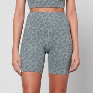 Varley Let's Move Animal-Print Stretch-Jersey Shorts