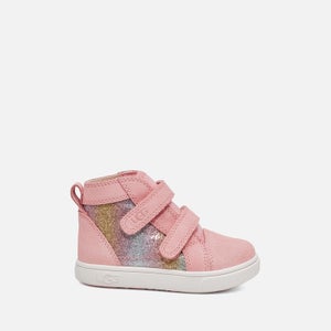 UGG Toddlers RENNON II Leather and Suede Trainers
