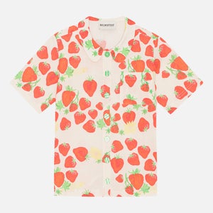 Helmstedt Strawberry Terry Printed Linen-Blend Shirt