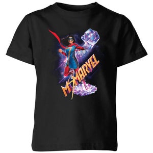 Ms Marvel Glass Fist Kids' T-Shirt - Black
