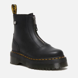 Dr. Martens Jetta Zip Front Leather Boots