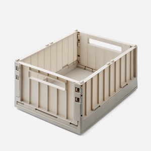 Liewood Weston Storage Box with Lid - Medium - Sandy (2 Pack)
