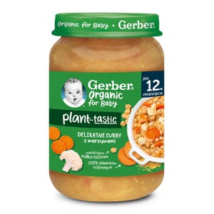 Gerber Organic Plant-tastic Delikatne curry z warzywami - 250g