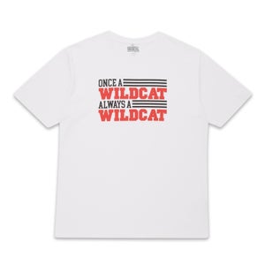 High School Musical Once A Wildcat Always A Wildcat Oversized Heavyweight T-Shirt - White