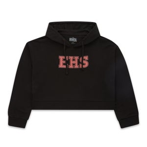 High School Musical EHS Women's Cropped Hoodie - Black