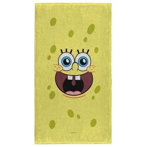 Spongebob Squarepants Spongebob Face Hand Towel