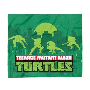 Teenage Mutant Ninja Turtles Turtles Silhouettes Fleece Blanket