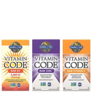 Vitamin Code x3 Bundle – Zinc, Vitamin C & Vitamin D