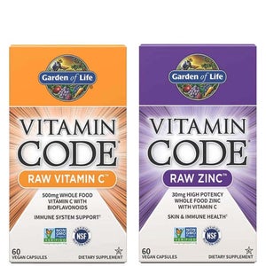 Garden of Life Vitamin Code x2 Bundle – Zinc & Vitamin C