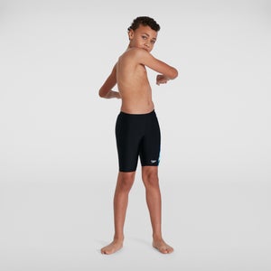 Allover Panel Schwimmhose Schwarz/Blau für Jungen