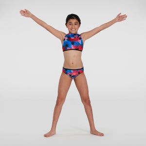 Bikini Star para niña, rojo/azul