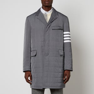 Thom Browne 4-Bar Downfill Chesterfield Shell Coat