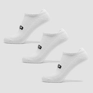 Unisex športové ponožky MP (3-balenie) – biele