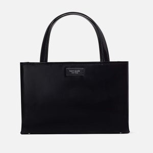 Kate Spade New York Women's Sam Icon Leather Small Tote Bag - Black