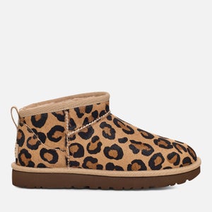 UGG Classic Ultra Mini Spotty Cow-Hair Boots