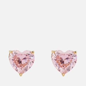 Kate Spade New York Heart Gold-Plated and Cubic Zirconia Earrings