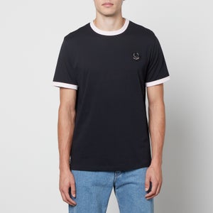 Fred Perry X Raf Simons Printed Logo-Detailed Cotton-Jersey T-Shirt