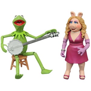 Diamond Select The Muppets Best of Series 1 Kermit and Miss Piggy Action Figures