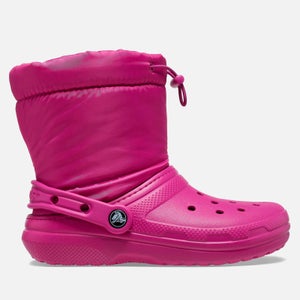 Crocs Kids' Classic Lined Neo Puff Rubber and Nylon Boots