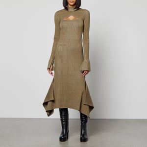 3.1 Phillip Lim Ribbed Wool Midi Dress