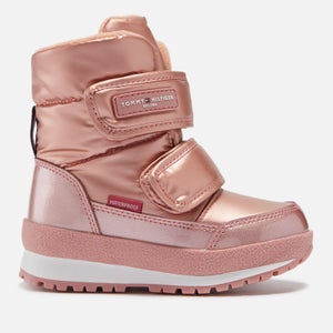 Tommy Hilfiger Kids Coated Nylon Shell Snow Boots
