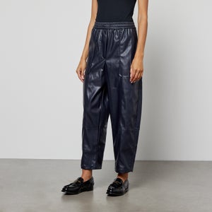 3.1 Phillip Lim Cropped Faux Leather Tapered Trousers