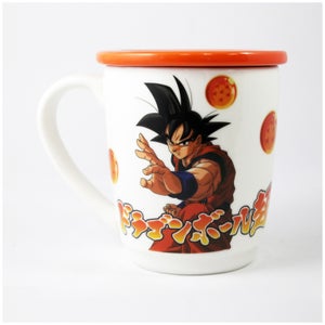 Dragonball Super Goku Mug with Coaster Lid
