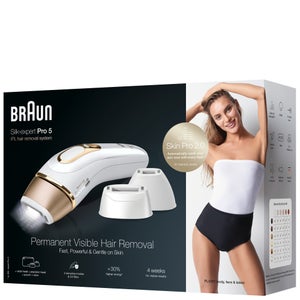 Braun IPL Silk-expert Pro 5 PL5257 IPL With 4 Extras: Wide Head, Precision Head, Venus Razor & Soft Pouch